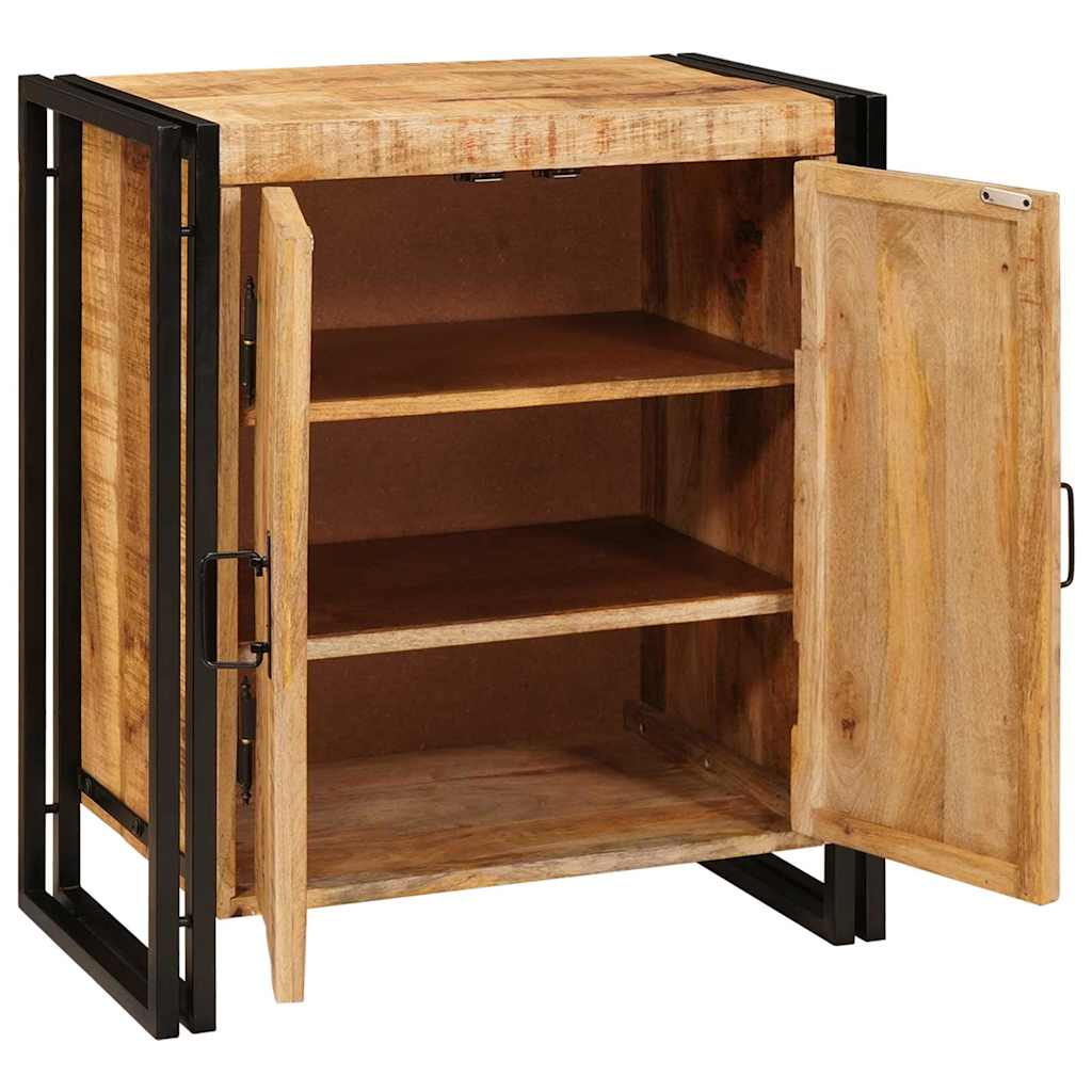 vidaXL Szafka Nocna Brązowy 66 x 35 x 76 cm Surowe drewno mango