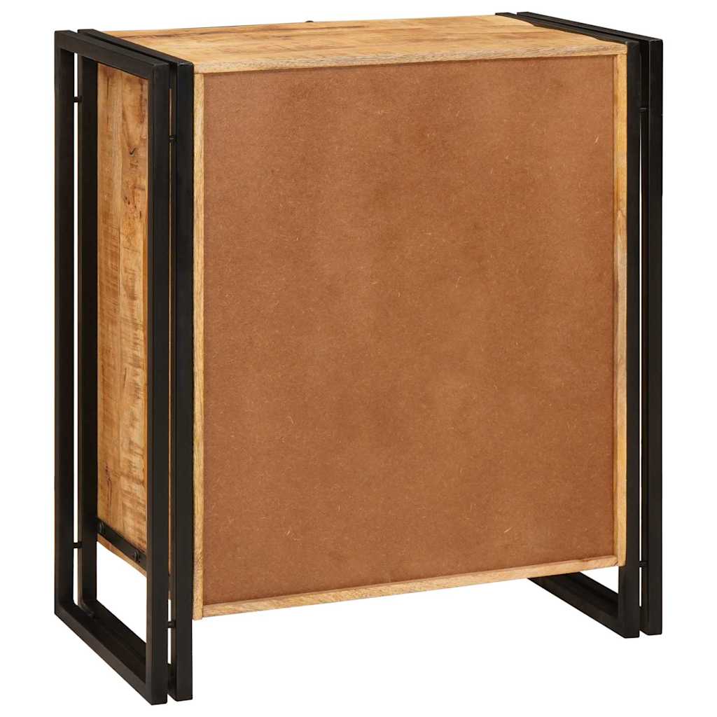 vidaXL Szafka Nocna Brązowy 66 x 35 x 76 cm Surowe drewno mango