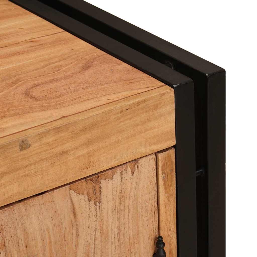vidaXL Szafka Nocna Brązowy 66 x 35 x 76 cm lite drewno akacjowe