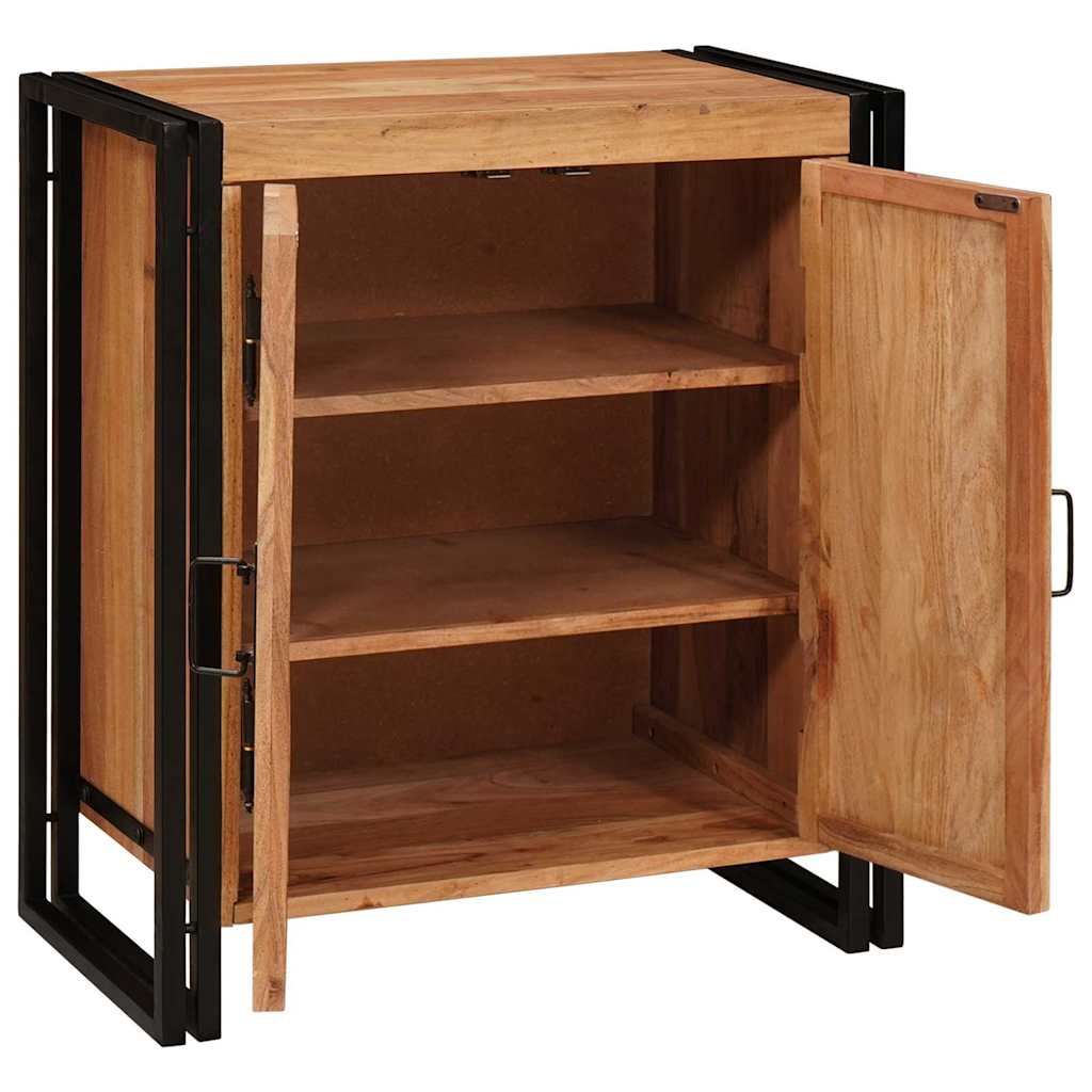 vidaXL Szafka Nocna Brązowy 66 x 35 x 76 cm lite drewno akacjowe