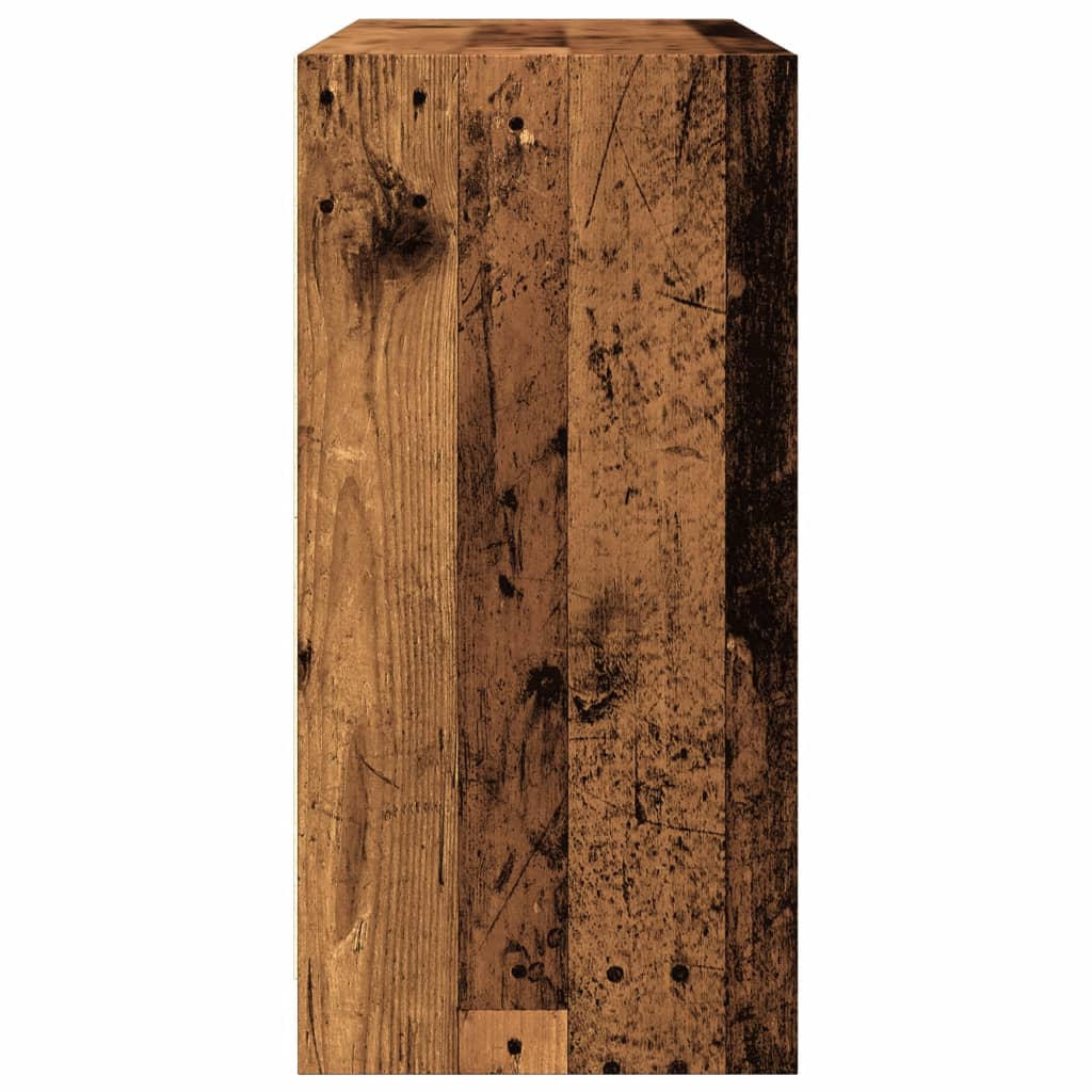 vidaXL Szafka, stare drewno, 102x37x75,5 cm, materiał drewnopochodny