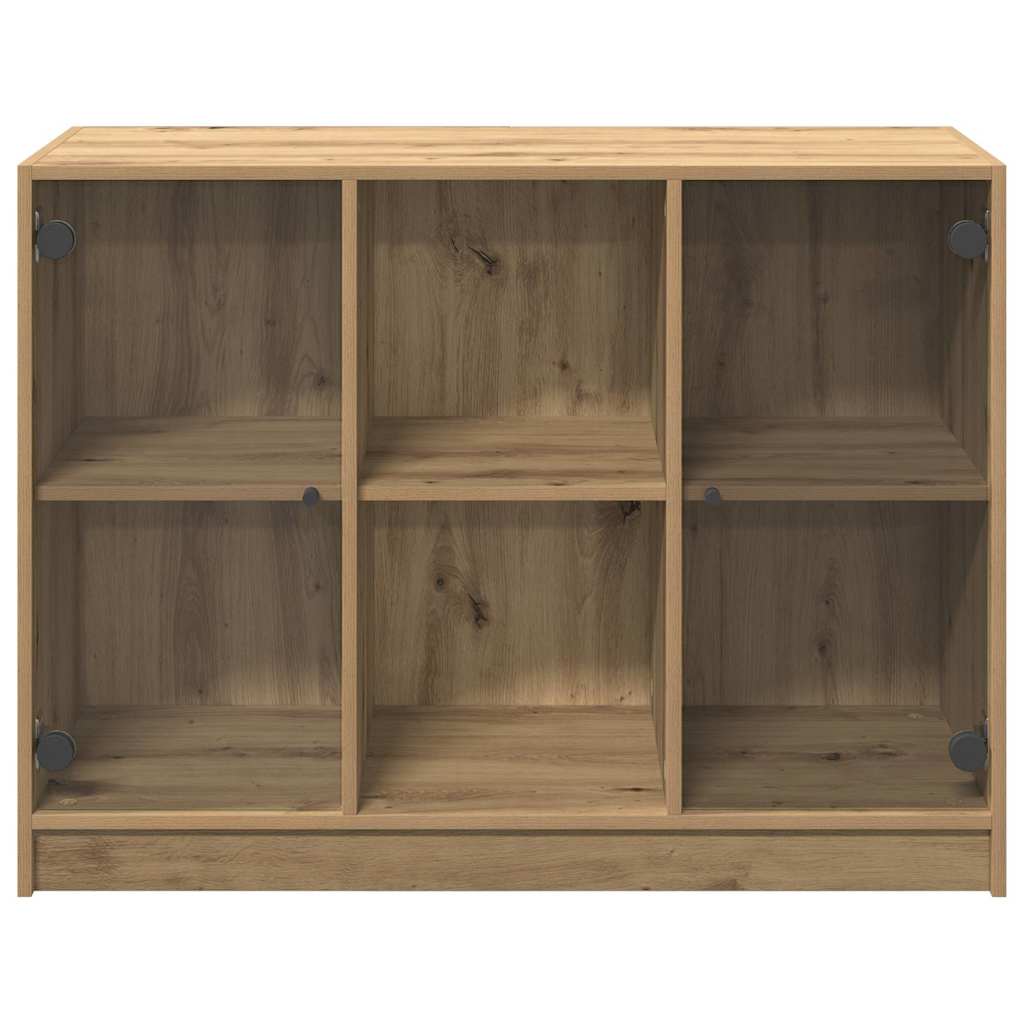 vidaXL Szafka, dąb artisian, 102x37x75,5 cm, materiał drewnopochodny