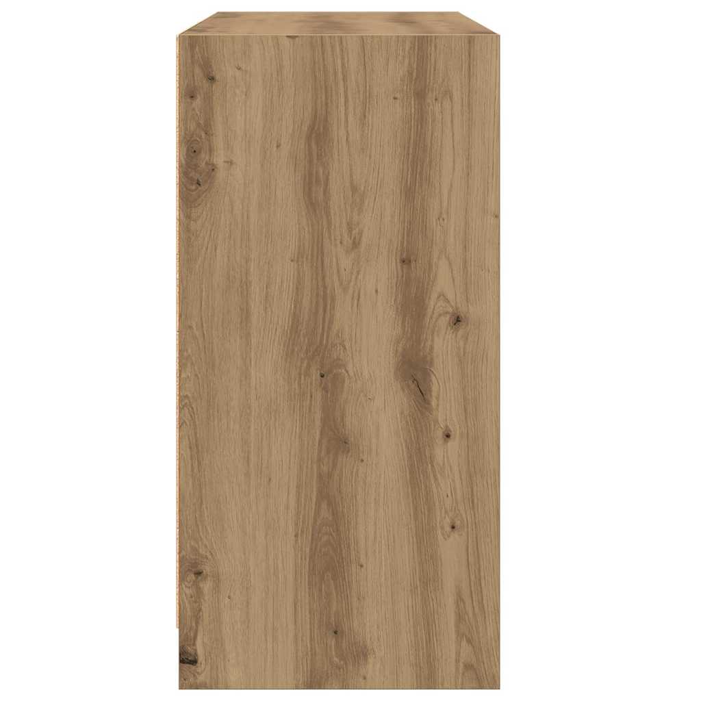 vidaXL Szafka, dąb artisian, 102x37x75,5 cm, materiał drewnopochodny