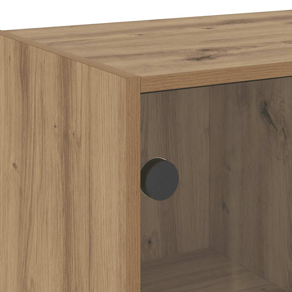 vidaXL Szafka, dąb artisian, 102x37x75,5 cm, materiał drewnopochodny
