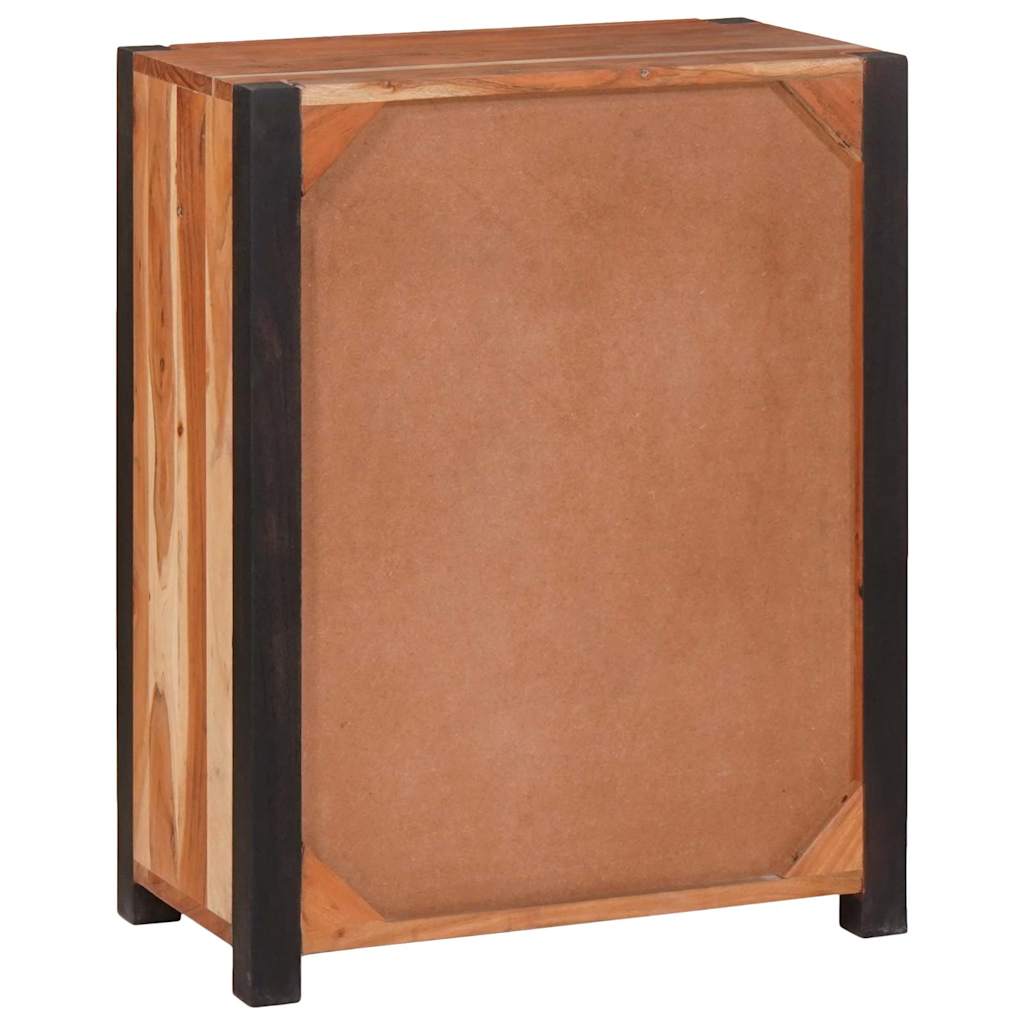 vidaXL Bufet 3 pcs Brązowy 110 x 30 x 75 cm Lite Drewno Akacji