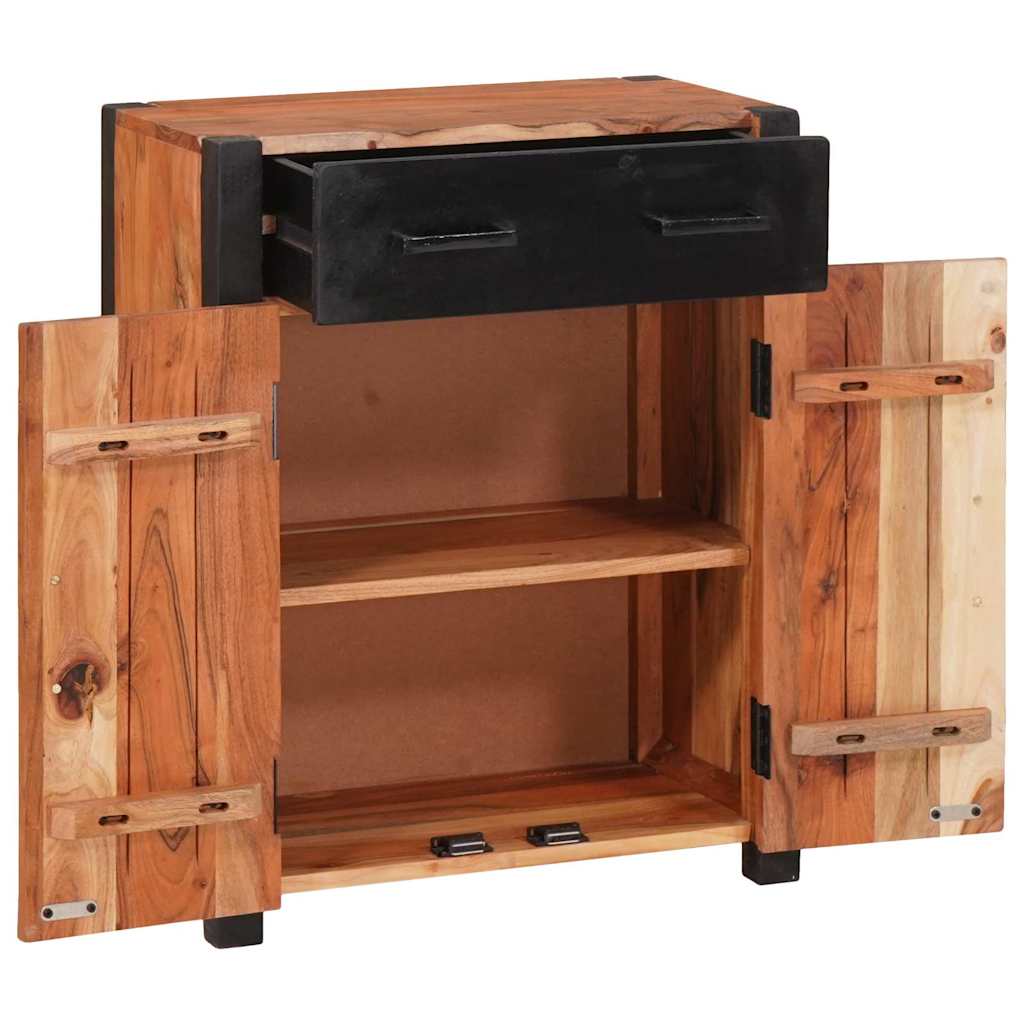 vidaXL Bufet 2 pcs Brązowy 110 x 30 x 75 cm Lite Drewno Akacji