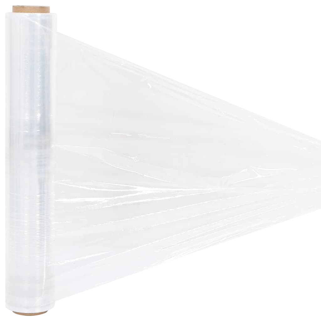 vidaXL Folia stretch 2 szt. Przezroczysta 17 μm 50 cm x 150 m