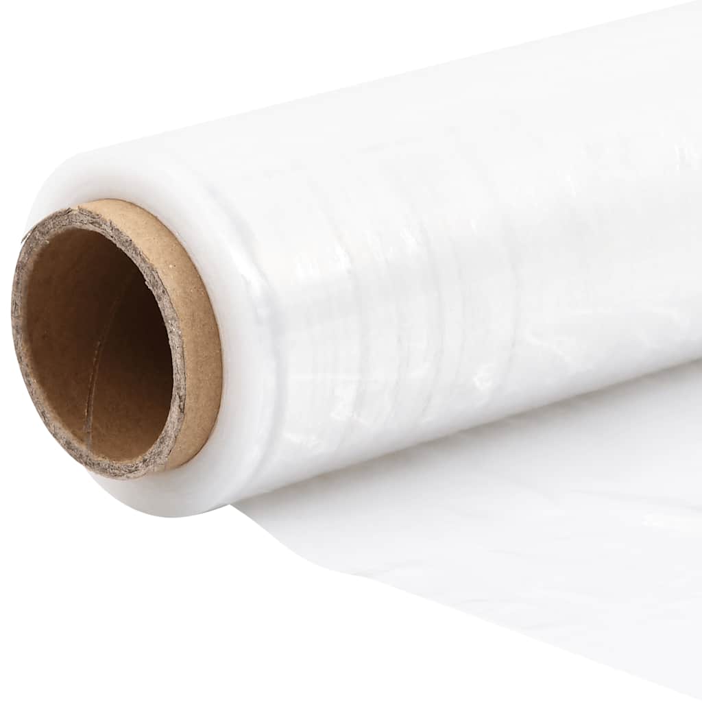 vidaXL Folia stretch 2 szt. Przezroczysta 20 μm 50 cm x 300 m