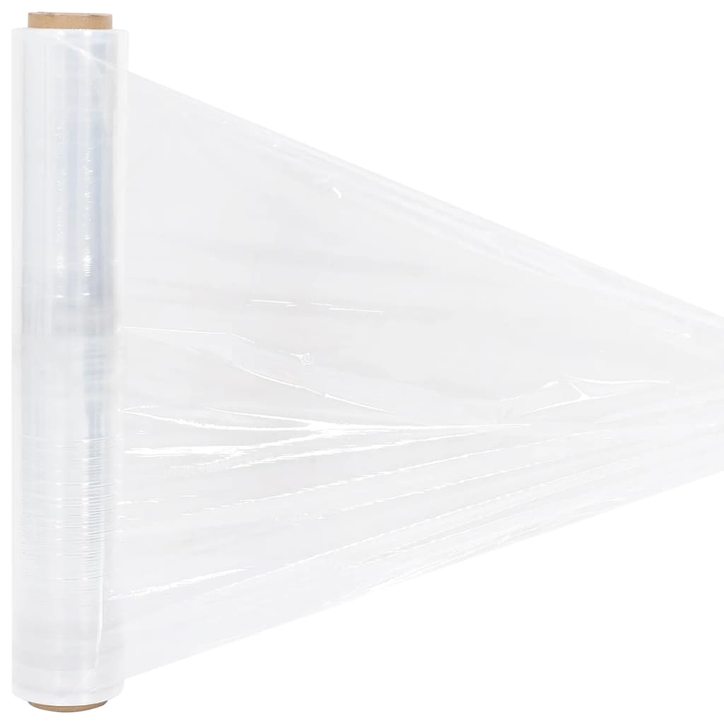 vidaXL Folia stretch 2 szt. Przezroczysta 20 μm 50 cm x 300 m