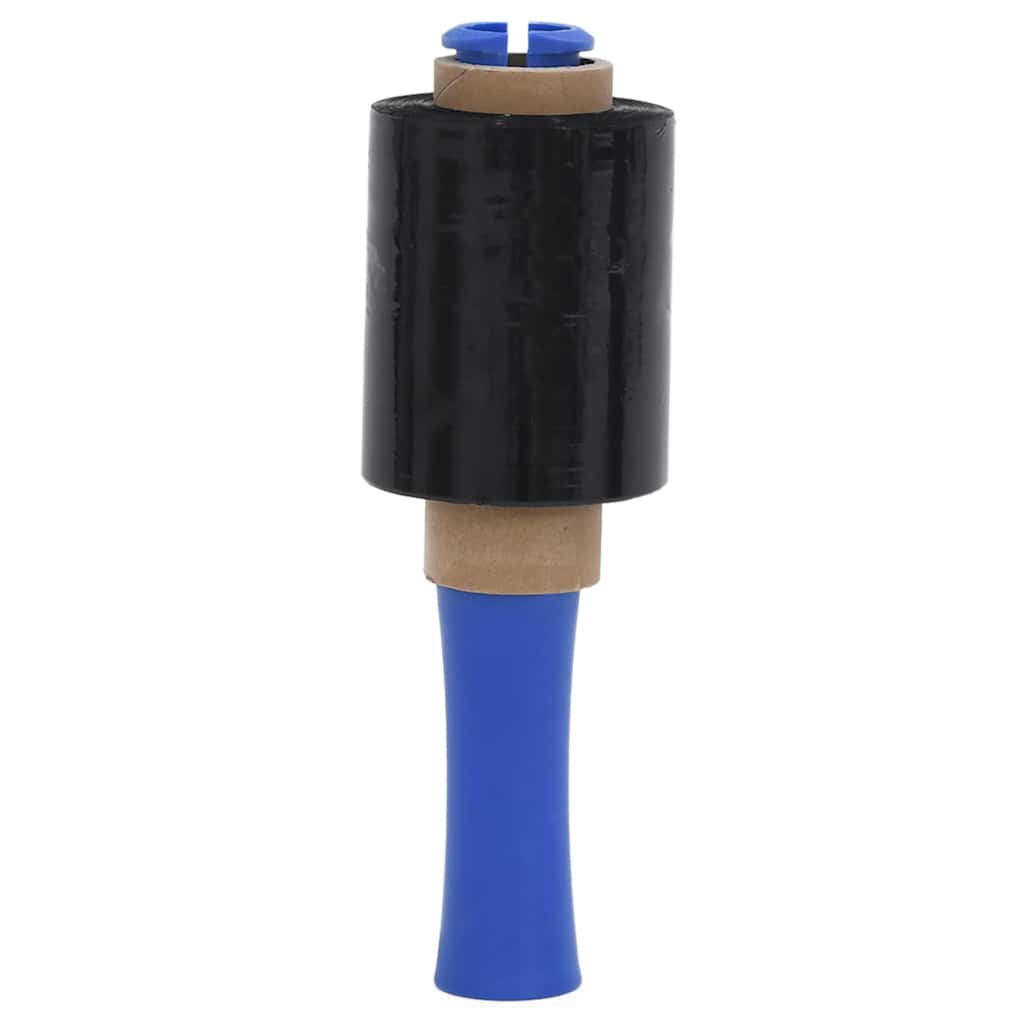 vidaXL Folie stretch 50 szt. Czarne 23 µm 10 cm x 150 m