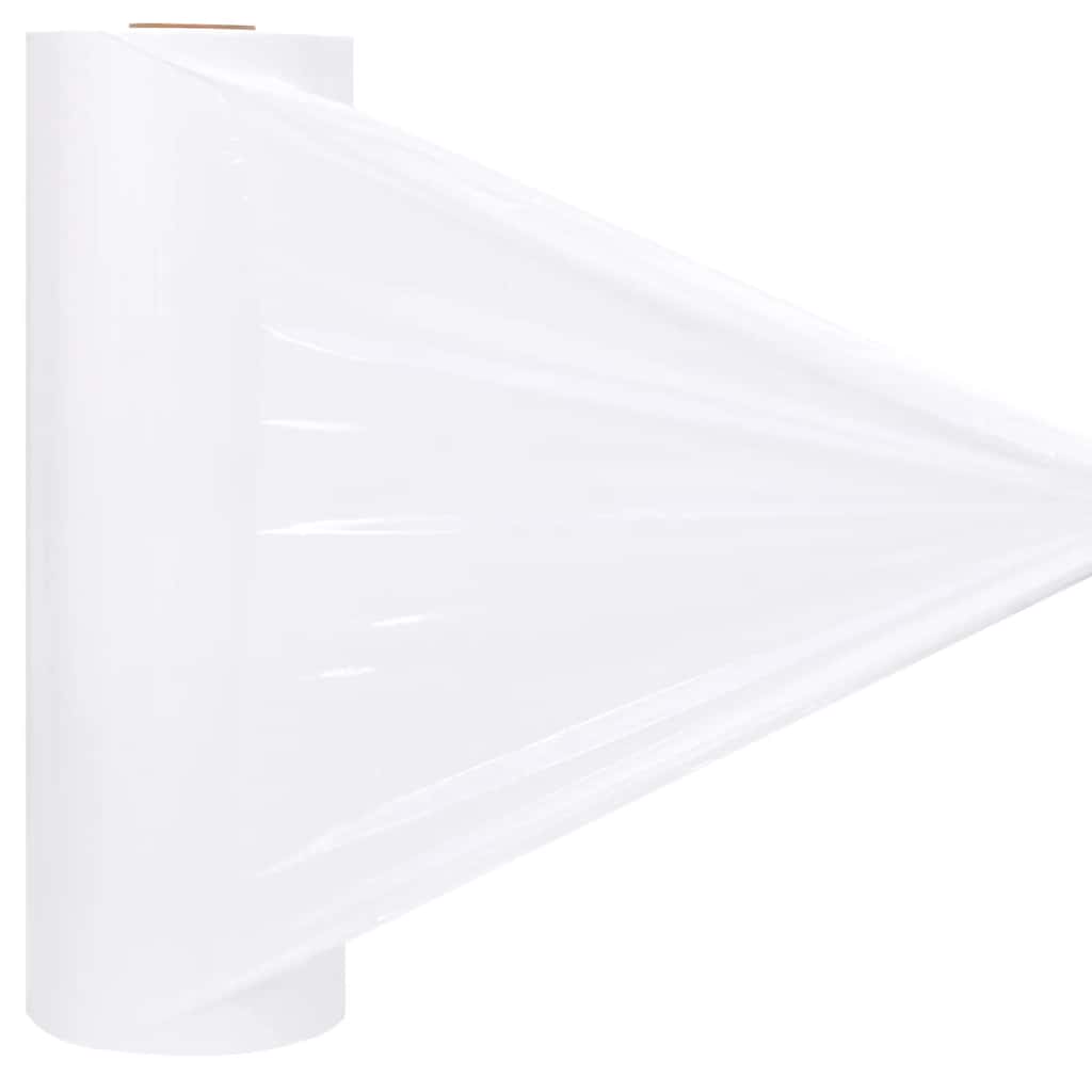 vidaXL Folia rolnicza stretch biała 25 µm 75 cm x 1500 m