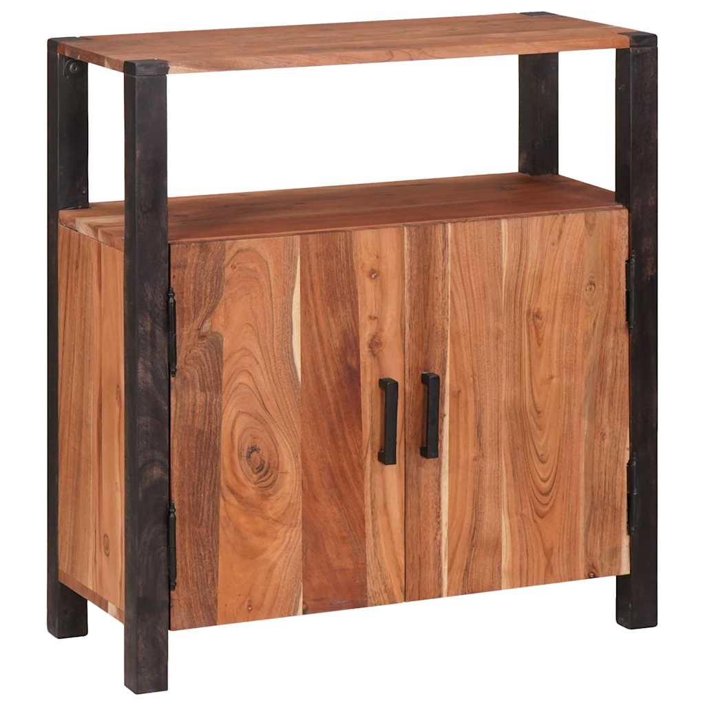 vidaXL Bufet Brązowy 70 x 30 x 75 cm Lite Drewno Akacji