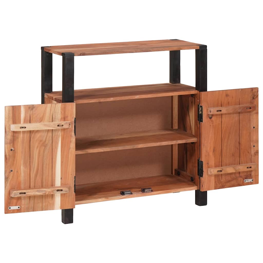 vidaXL Bufet Brązowy 70 x 30 x 75 cm Lite Drewno Akacji
