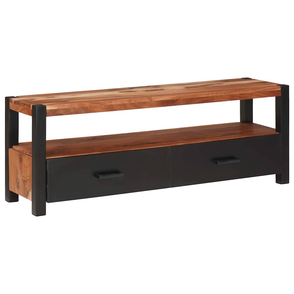 vidaXL Szafka multimedialna z szufladą Brązowy 110 x 30 x 40 cm