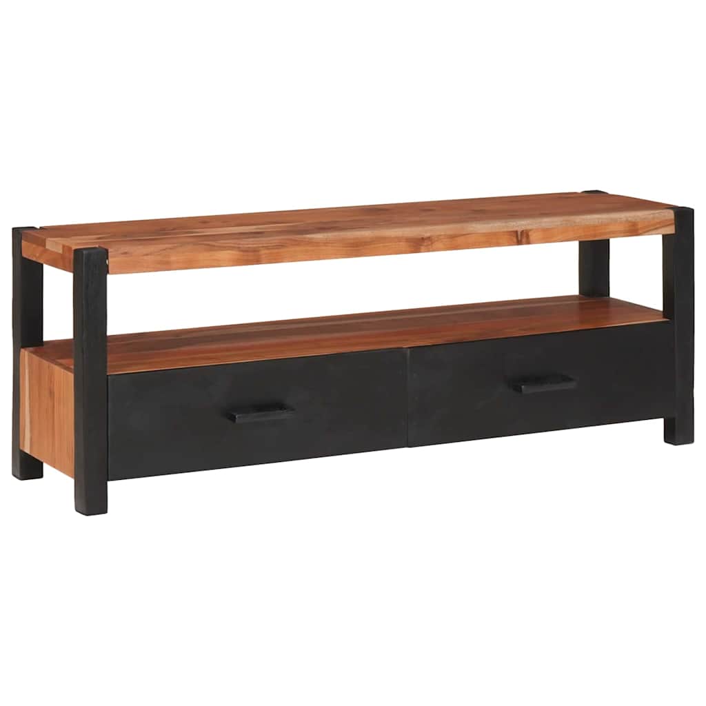vidaXL Szafka multimedialna z szufladą Brązowy 110 x 30 x 40 cm