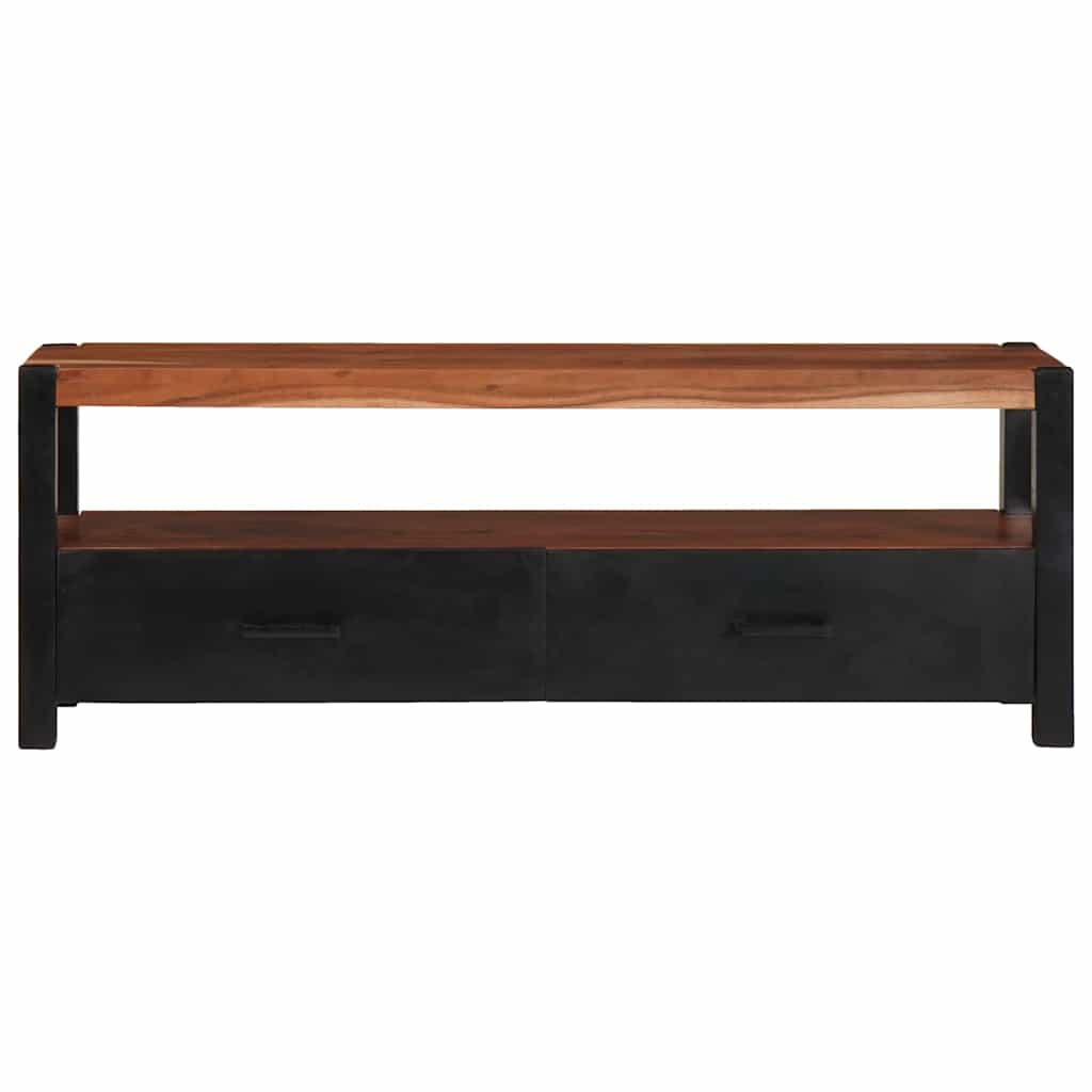 vidaXL Szafka multimedialna z szufladą Brązowy 110 x 30 x 40 cm