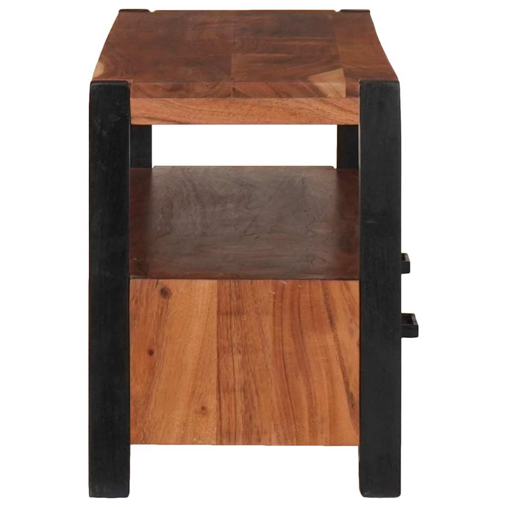 vidaXL Szafka multimedialna z szufladą Brązowy 110 x 30 x 40 cm