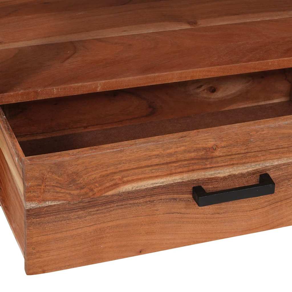 vidaXL Szafka pod telewizor z szufladą Brązowy 110 x 30 x 40 cm