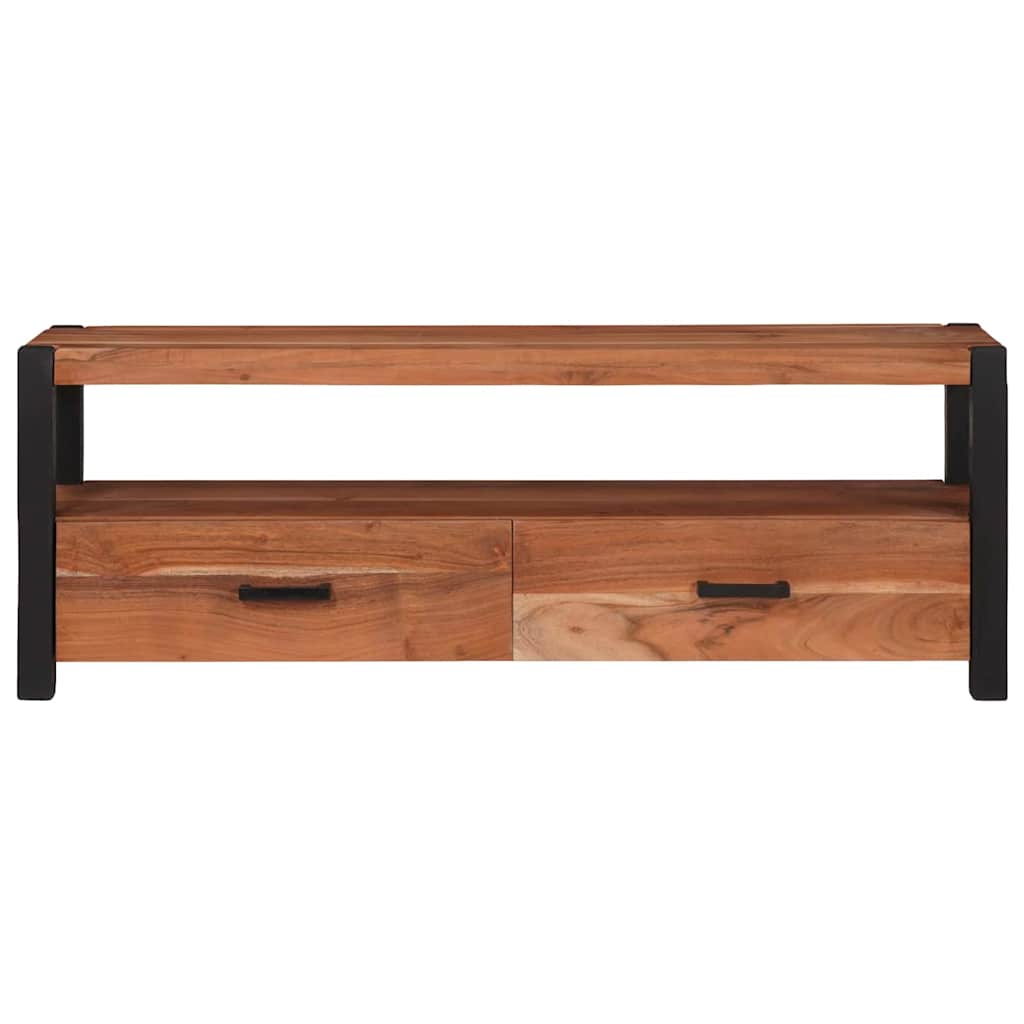 vidaXL Szafka pod telewizor z szufladą Brązowy 110 x 30 x 40 cm