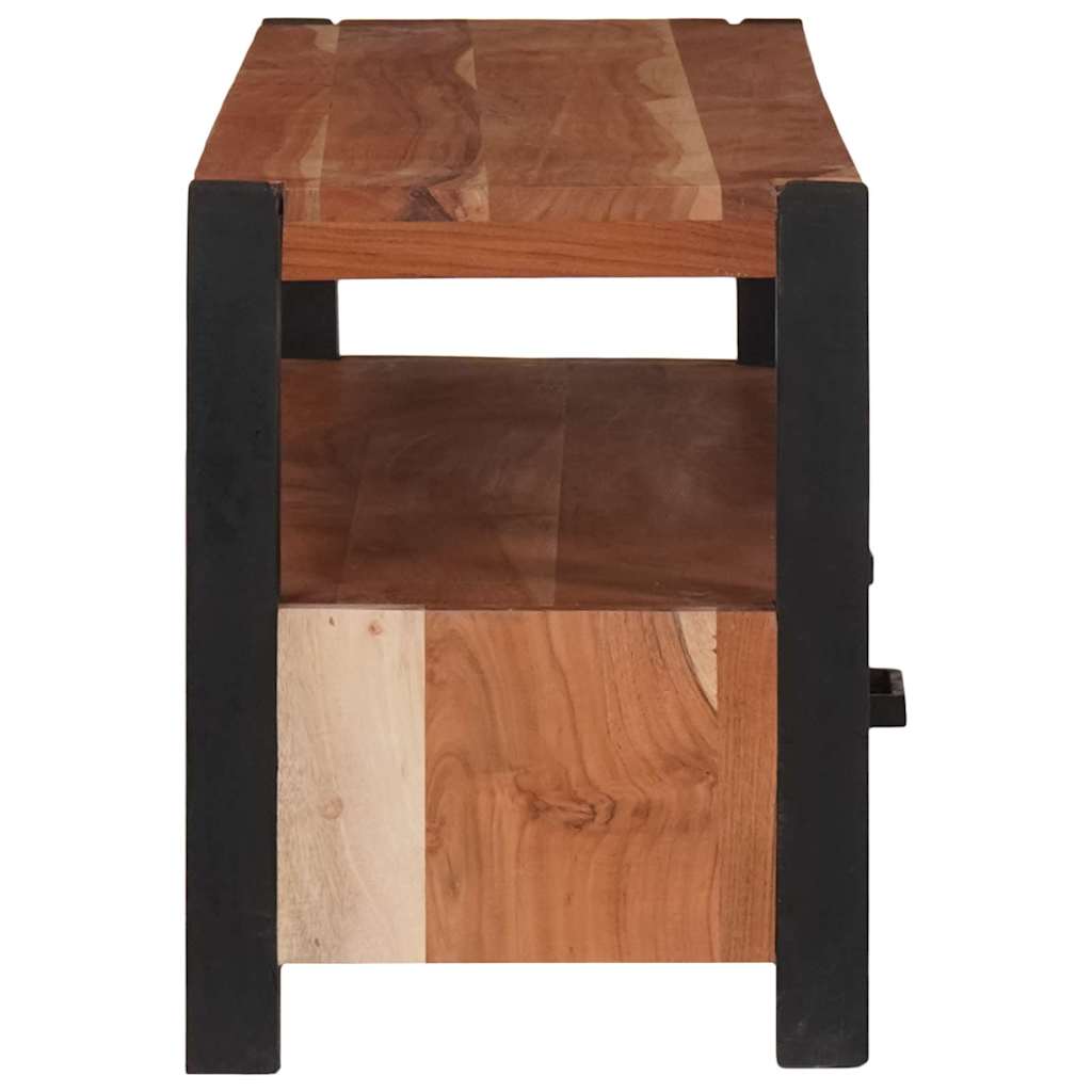 vidaXL Szafka pod telewizor z szufladą Brązowy 110 x 30 x 40 cm