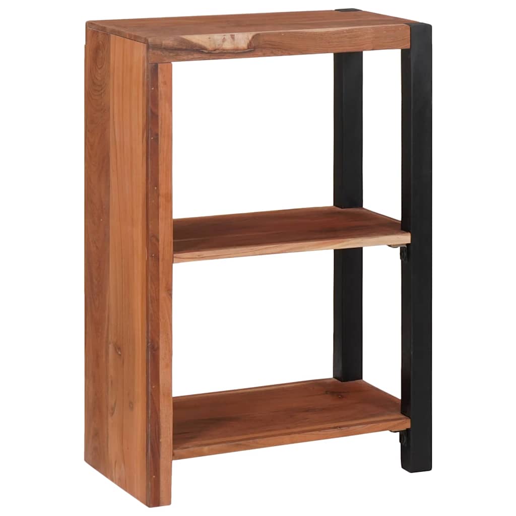 vidaXL Półka na książki Brązowy 50 x 30 x 75 cm Lite Drewno Akacji