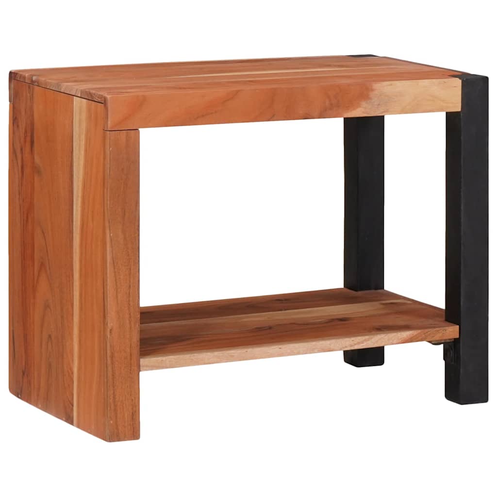 vidaXL Półka na książki Brązowy 50 x 30 x 40 cm Lite Drewno Akacji