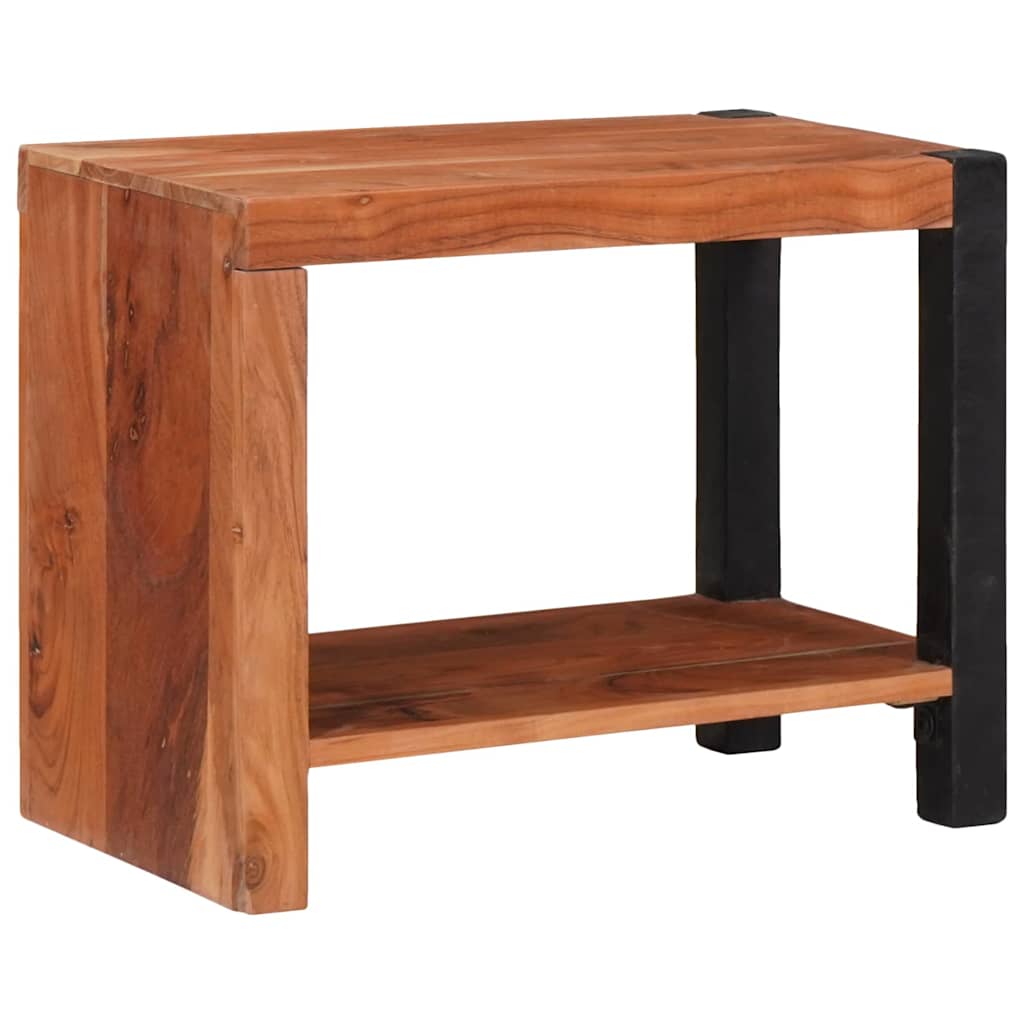 vidaXL Półka na książki Brązowy 50 x 30 x 40 cm Lite Drewno Akacji