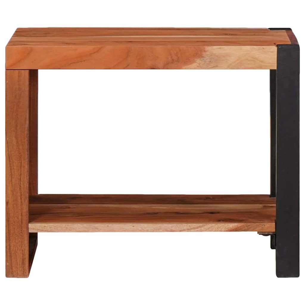 vidaXL Półka na książki Brązowy 50 x 30 x 40 cm Lite Drewno Akacji