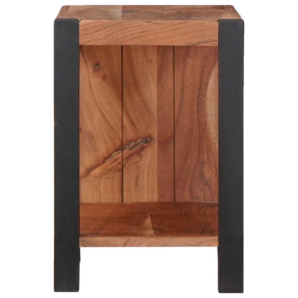 vidaXL Półka na książki Brązowy 50 x 30 x 40 cm Lite Drewno Akacji