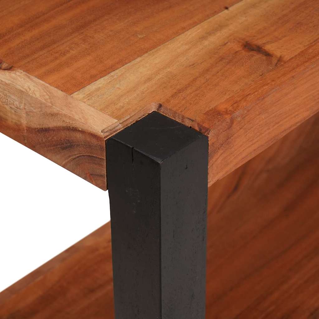 vidaXL Półka na książki Brązowy 80 x 30 x 75 cm Lite Drewno Akacji