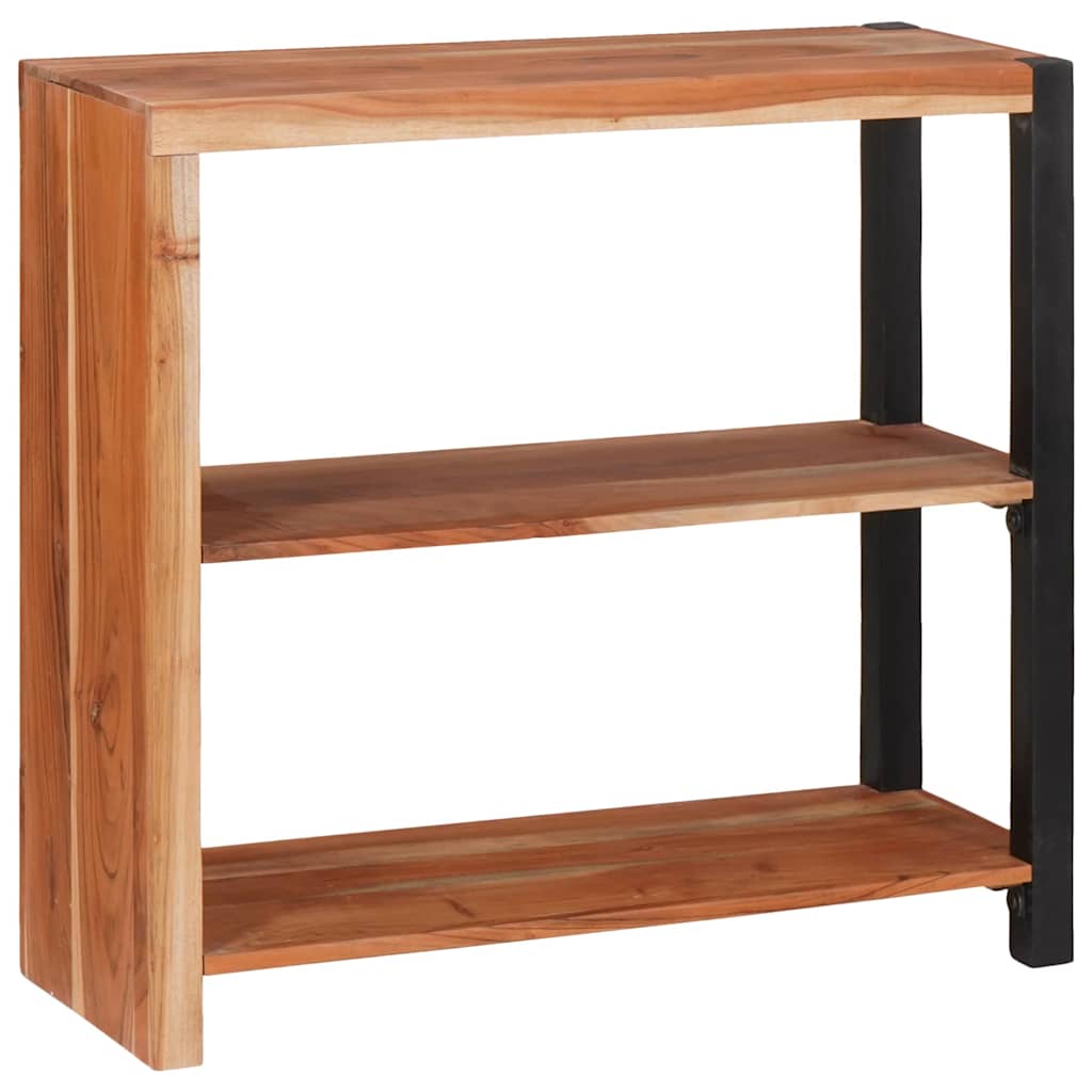 vidaXL Półka na książki Brązowy 80 x 30 x 75 cm Lite Drewno Akacji