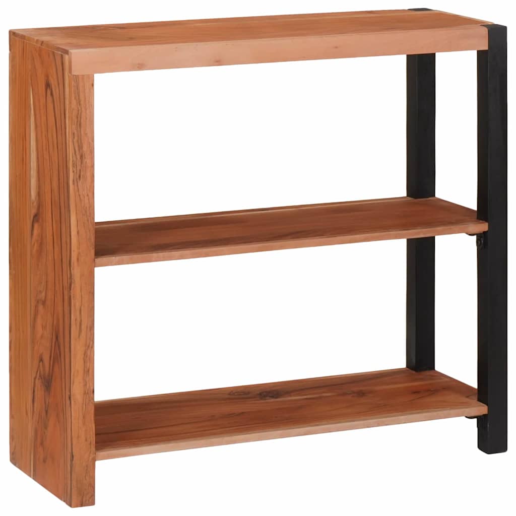 vidaXL Półka na książki Brązowy 80 x 30 x 75 cm Lite Drewno Akacji