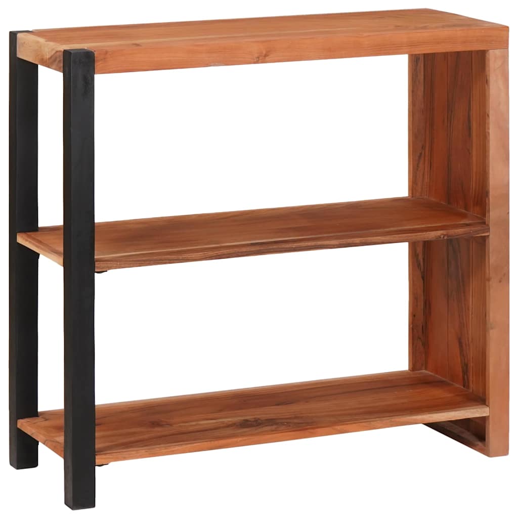 vidaXL Półka na książki Brązowy 80 x 30 x 75 cm Lite Drewno Akacji