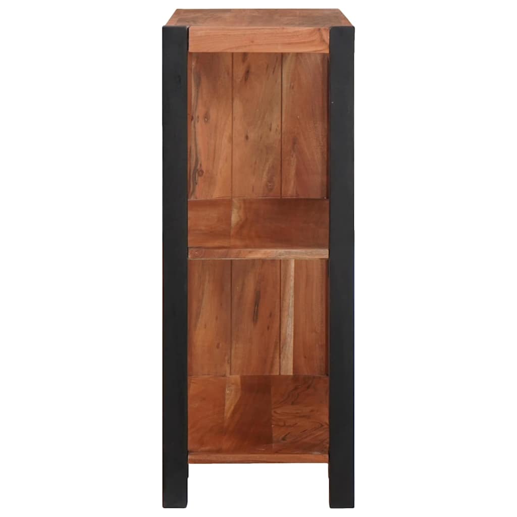 vidaXL Półka na książki Brązowy 80 x 30 x 75 cm Lite Drewno Akacji