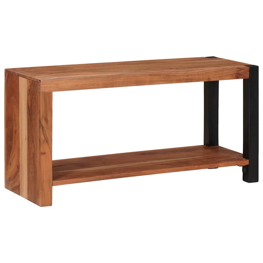 vidaXL Półka na książki Brązowy 80 x 30 x 40 cm Lite Drewno Akacji