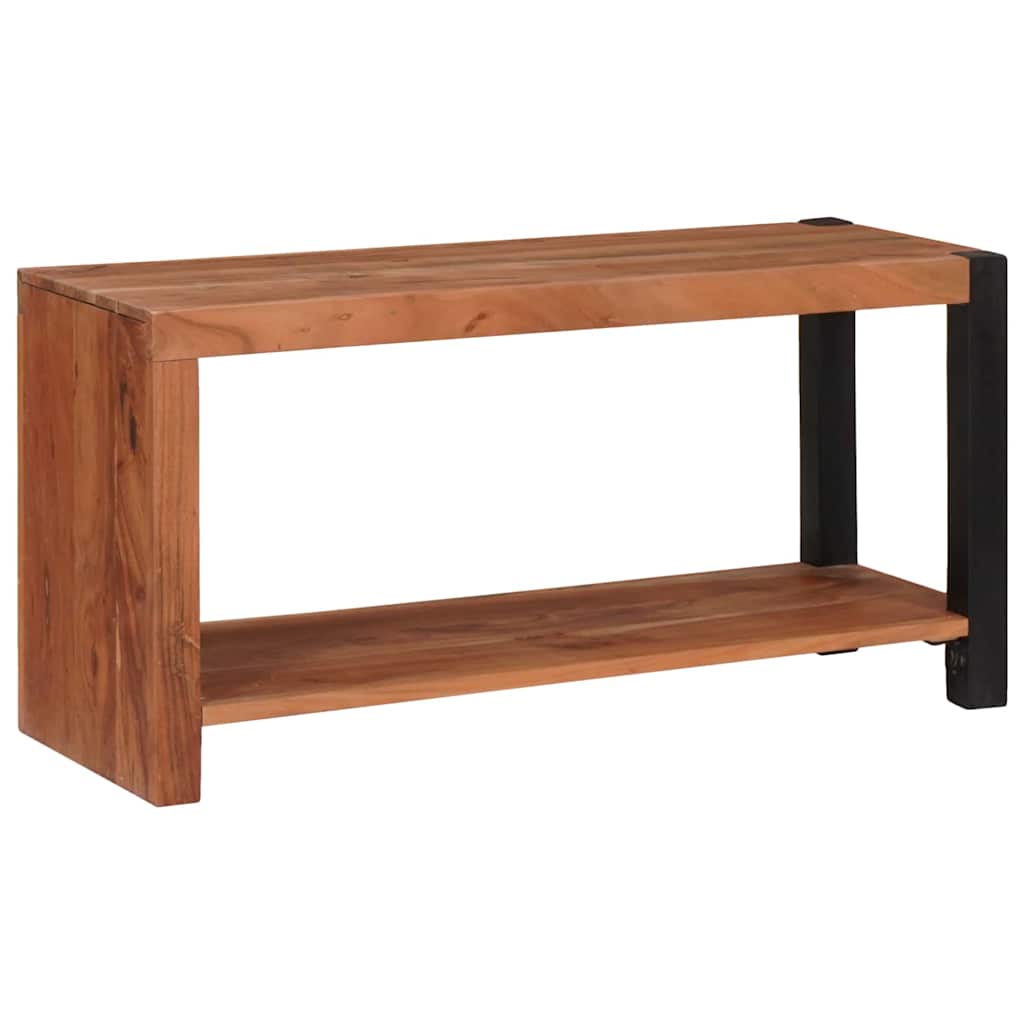 vidaXL Półka na książki Brązowy 80 x 30 x 40 cm Lite Drewno Akacji