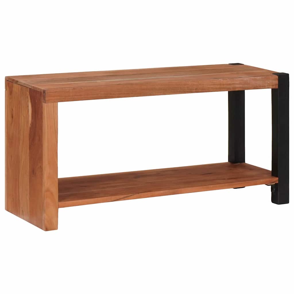 vidaXL Półka na książki Brązowy 80 x 30 x 40 cm Lite Drewno Akacji