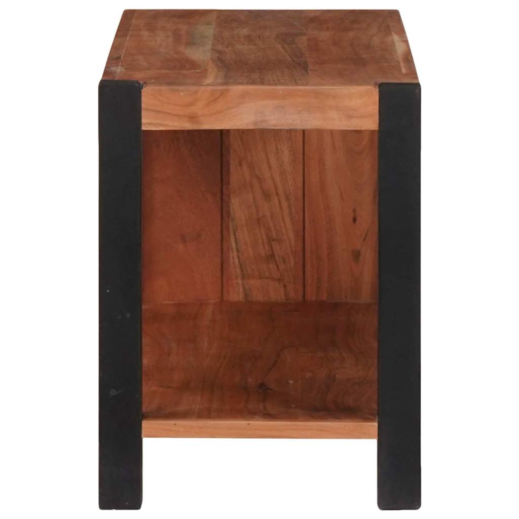 vidaXL Półka na książki Brązowy 80 x 30 x 40 cm Lite Drewno Akacji