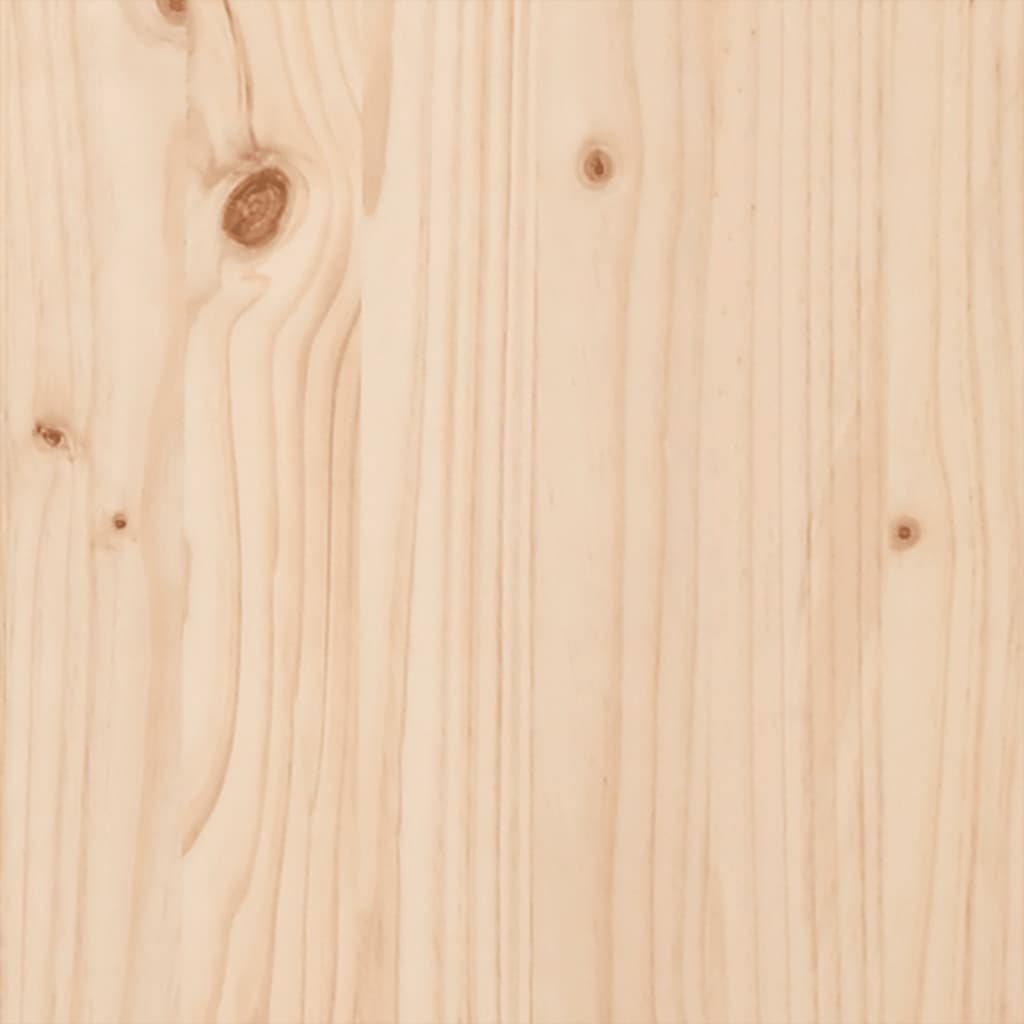 vidaXL Łóżko z regałem, bez materaca, 140x200 cm, lite drewno sosnowe