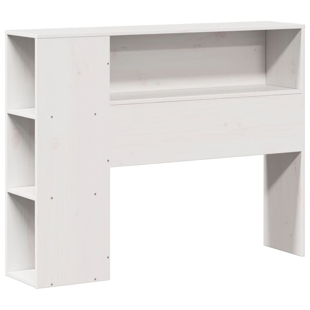 vidaXL Rama łóżka bez materaca, biała, 75x190 cm, lite drewno sosnowe
