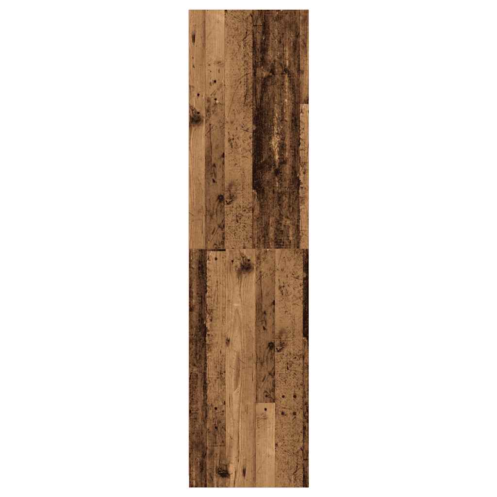 vidaXL Szafa, stare drewno, 100x50x200 cm, materiał drewnopochodny