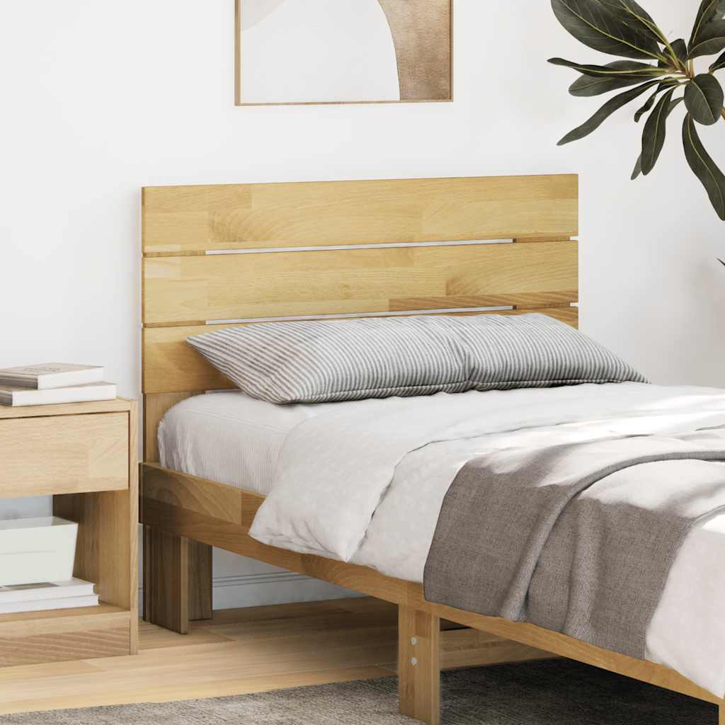 vidaXL Zagłówek 75 cm lite drewno dąb