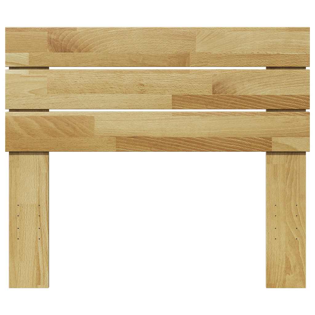 vidaXL Zagłówek 75 cm lite drewno dąb