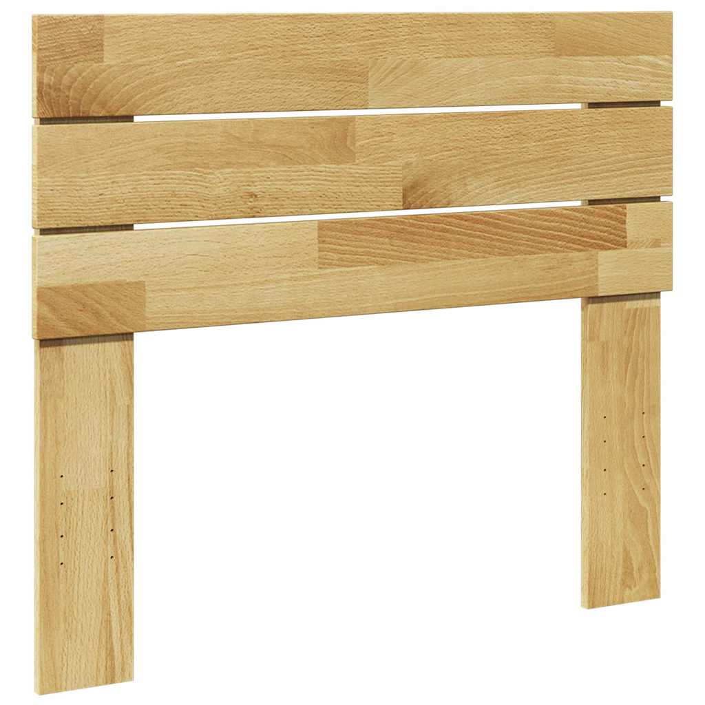 vidaXL Zagłówek 90 cm Drewno lite Dąb