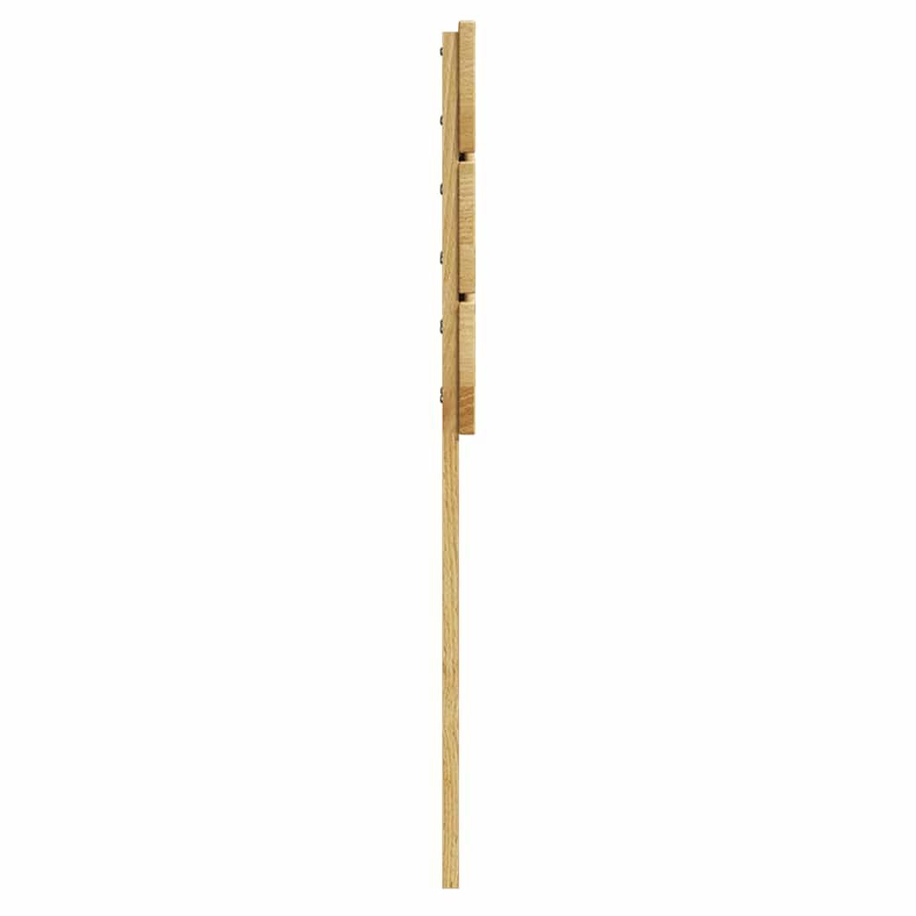 vidaXL Zagłówek 90 cm Drewno lite Dąb