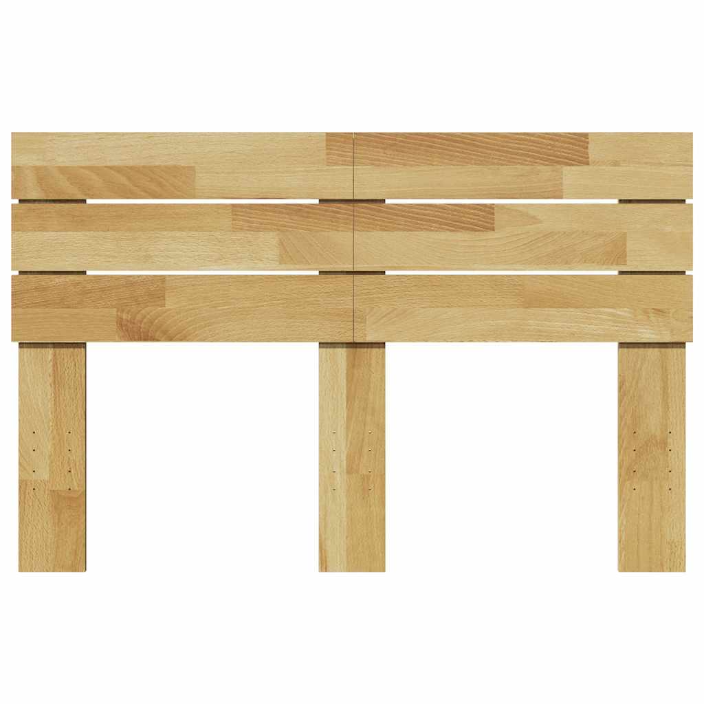 vidaXL Zagłówek 120 cm Drewno lite Dąb