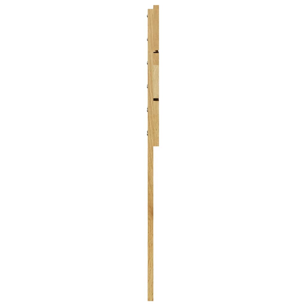 vidaXL Zagłówek 120 cm Drewno lite Dąb