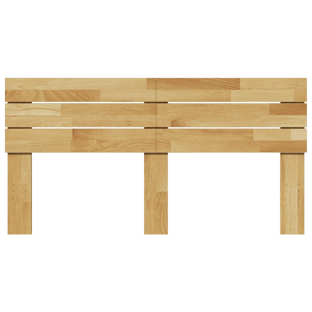vidaXL Zagłówek 140 cm Drewno lite Dąb