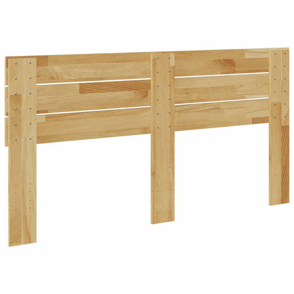 vidaXL Zagłówek 160 cm Drewno lite Dąb