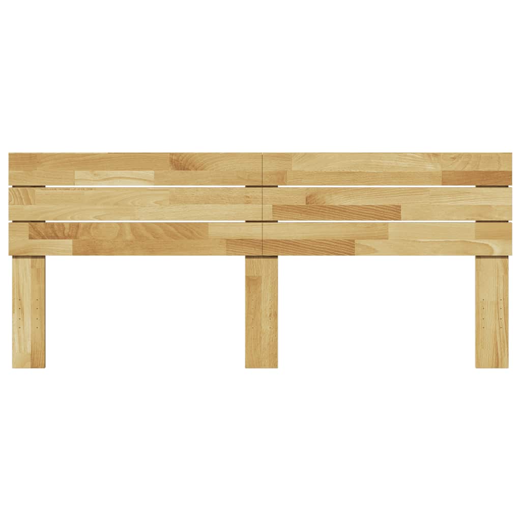 vidaXL Zagłówek 180 cm Drewno lite Dąb